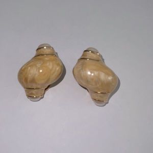 Vintage Edwin Pearl Clip Earrings